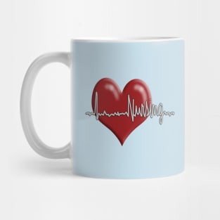 I Heart Nursing Mug